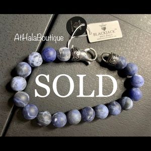 *SOLD* New BLACKJACK Tiger Eye Bracelet for men